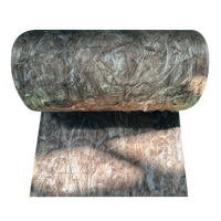 Rollo de Aislamiento de Fibra de Vidrio No Inflamable ASTM E84 R13 de 3.5 Pulgadas, Lana de Vidrio Ecológica Marrón Libre de Formaldehído para Estructuras Metálicas