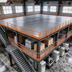 Custom Industrial Steel Platform Mezzanine Floor for Heavy Duty Storage - Product Image 5