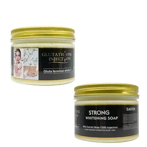 Savon liquide blanchissant puissant Glutathio avec collagène et vitamines C pour peaux métisses 300g pour éliminer l'acné et les taches brunes - Product Image 1