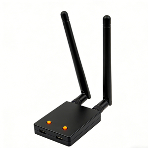 Récepteur vidéo portable YNX pour drone avec écran intégré et enregistrement DVR - Moniteur de terrain tout-en-un avec antennes de communication - Product Image 1