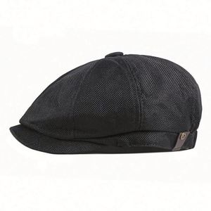 Boina de Hombre Ajustable con Logotipo Personalizado de Fábrica al por Mayor, Gorra de Taxista Transpirable, Unisex, para Deportes y Fiestas - Product Image 2