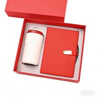 Nouveau 2027 – Ensembles cadeaux de luxe A5 pour entreprises : agenda en cuir, carnet, stylo personnalisable en tissu, couture filée – Vente en gros
