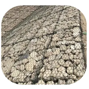 Rock For Sea And River Defense Construction PVC Coating Gabion Mattress