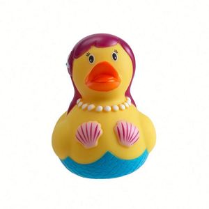 Jouets pour bébés très demandés, fabricant de jouets en plastique PVC vinyle, contes de fées, sirène, poisson jaune, canard en caoutchouc imprimé avec logo personnalisé - Product Image 1