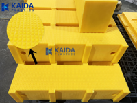 800*800*50mm Hdpe Heavy Duty Grue Stabilisateur Pads Haute Résistance Antidérapant UHMWPE Outrigger Pads Feuilles En Plastique