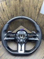 Volant sport haut de gamme en cuir et fibre de carbone personnalisable en gros pour Mercedes-Benz W205 W213 W253 W463 F250