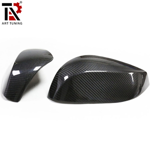Boîtier de rétroviseur en fibre de carbone sèche à montage direct pour Infiniti Q50 Q60 Q70 <span class=keywords><strong>Q30</strong></span> QX30, montage adhésif - Product Image 2