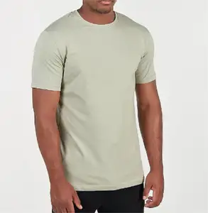 Offre Spéciale d'été Fitness Men Gym T Shirt Mercerized Cotton Quick Dry T Shirt