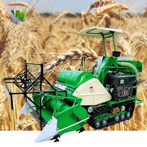 Hohe Stabilität Leistung Mountain Fild Verwenden Sie kleine Mini-Kombination Getreide Weizen Reis Ernte Drescher Harvester Reaper Machine