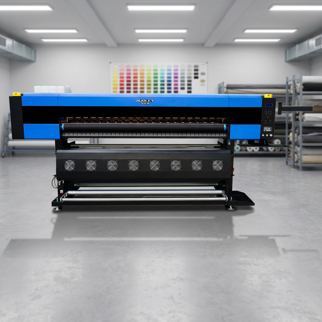 Industrial Audley 1.8m 4 Heads I3200 Sublimation Printing Machine High Speed Heat Transfer Printer for Polyester Fabric