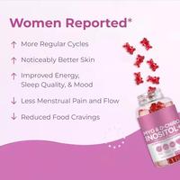 Gummies certifiées Halal Myo et D-Chiro Inositol avec vitamines pour l'équilibre hormonal des femmes, produits de santé OEM ODM