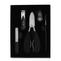 Nouveau Design Simple Business Kit de manucure à ongles de haute qualité pour hommes avec logo de marque privée