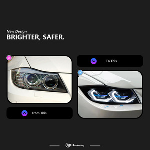 AKD Car <b>Styling</b> <b>Head</b> Lamp for 3 Series E90 Led Projector Lens 2005-2012 E91 320i Front Lights Signal Automotive Accessory TBZ001 - Product Image 3