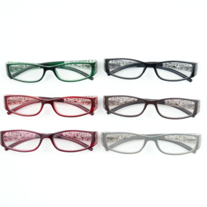 Nouvelles Lunettes de Lecture Tendance 2026 pour Femmes, Anti-Lumière Bleue, <span class=keywords><strong>Verres</strong></span> Transparents, Monture Rectangulaire à Petit Motif - Product Image 3