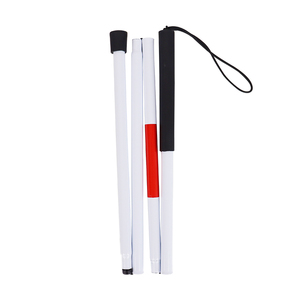 Bâton de marche aveugle pliant d'autodéfense avec canne de marche de film réfléchissant de nuit pour la personne aveugle - Product Image 2