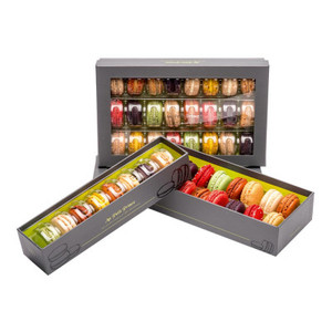Tùy Chỉnh Sang Trọng Cấp Thực Phẩm Bao Bì Cứng Nhắc/Tông <span class=keywords><strong>Macron</strong></span> <span class=keywords><strong>Box</strong></span> Với Chèn Nhựa/Giấy Divider - Product Image 6