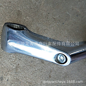 Aluminum Gooseneck Stem 25.4mm Steerer Tube 28.1-29.5mm <b>Clamp</b> Foldable Bicycle for Machined Lightweight No Color - Product Image 5