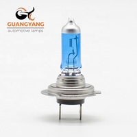 Ampoule halogène H7 super blanche bleue, phare de voiture, usine, 12v 55w, 2 pièces