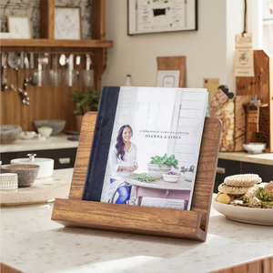 Support de livre de cuisine en bois pour votre comptoir de cuisine Support en bois massif qui garde facilement les livres de <span class=keywords><strong>recettes</strong></span> de cuisine ouverts pour une cuisson pratique - Product Image 6