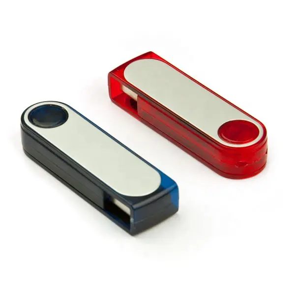 1 Dollar Modern Style USB Flash Drives Custom Logo Plastic And Metal Screw Driver USB Stick Swivel Promotional Gifts