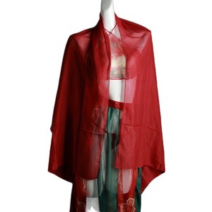 Conjunto de Pijama Hanfu Estilo Antiguo Lemon Story para Mujer, Traje de Danza del Vientre de Chifón con Diseño de Fénix Rojo, Ropa de Actuación para Adultos - Product Image 4
