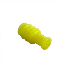 TE Connectivity 967067-2 MQS Joint d'étanchéité pour fil unique 0,9-1,4 mm en silicone jaune, usage industriel et automobile