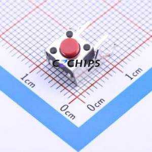 SKHHLPA010 Tactile Switch Through hole Component (THT) Switch Single Pole Single Throw Round Button Right Angle Insert 6.2mm - Product Image 1