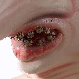 Masque de tête de monstre amusant et intéressant pour Halloween, en latex, avec un long nez, décoration de cosplay - Product Image 5