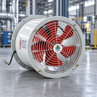 Ventilateur axial industriel robuste en acier galvanisé 1450 tr/min pour les projets et les acheteurs de systèmes CVC
