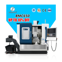 Centre d'usinage 5 axes BMU650 à haute performance avec axes XYZ B et C, fraiseuse CNC LUZHONG
