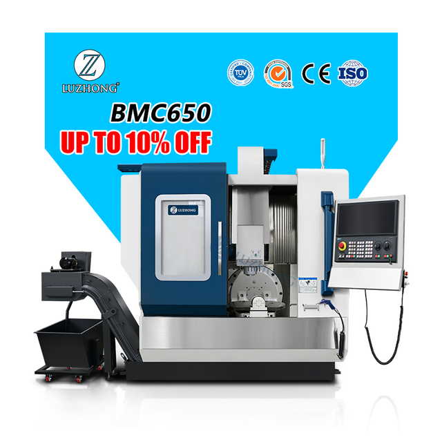High Cost Performance 5 Axis BMU650 with XYZ B and C Axis Machining Center LUZHONG Cnc Milling Machine