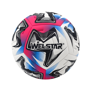 Ballon de football en cuir PVC de haute qualité, respectueux de l'environnement, doux au toucher, taille 5, cousu à la machine, 3,5 mm, pour l'entraînement sportif en équipe - Product Image 4