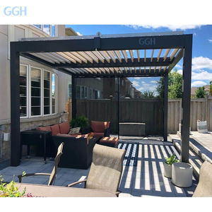 Pergola en aluminium à lames orientables KAKADU, imperméable, pare-soleil, pergola en métal pour jardin - Product Image 2