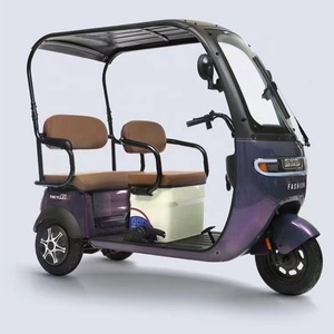 Triciclo Eléctrico de 800W, 60v, Motocicleta Motorizada de Tres Ruedas con Techo y Carrocería Cerrada para Carga o Pasajeros - Product Image 6