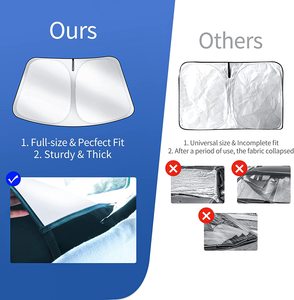 Phụ Kiện Xe Hơi Kính Chắn Gió Dù Để Che Nắng Trong Polyester Phù Hợp Cho Tesla Mô Hình Y Mô Hình 3 Kính Chắn Gió Dù Để Che Nắng Gấp Cửa Sổ Phía Trước - Product Image 5