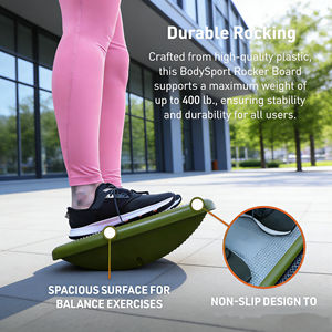 Tabla de Equilibrio Cuadrada Wobble de PP+TPE - Portátil, Antideslizante y Duradera para Ejercicio en Casa y Entrenamiento de Equilibrio - Product Image 3