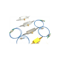 Déplaceur de fréquence AOM à fibre optique large bande 450 nm à 2060 nm, modulateur acousto-optique de précision à fibre optique pré-câblée pour systèmes tout-en-fibre