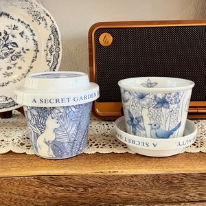 Tazas <span class=keywords><strong>de</strong></span> Café <span class=keywords><strong>de</strong></span> Cerámica <span class=keywords><strong>de</strong></span> 280ml/300ml con Diseño Clásico Vintage, Plato <span class=keywords><strong>de</strong></span> Doble Uso, Aptas para Lavavajillas, para Uso Diario en el Hogar, Té/Café - Product Image 2