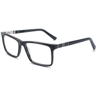 Monture de lunettes rectangulaire Elan Optical YB7309 de qualité supérieure pour hommes, monture intégrale en acétate, lunettes optiques sans peinture, respectueuses de l'environnement