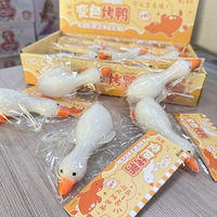 Canard rôti réaliste en plastique à couleur changeante Jouets anti-stress pour garçons filles pour étals de parc