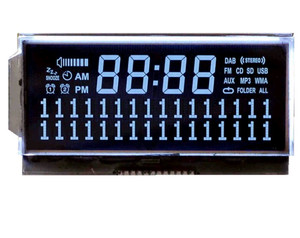 หน้าจอ 7 เซกเมนต์ TN HTN VA STN FSTN จอแสดงผล LCD แบบกำหนดเอง - Product Image 4