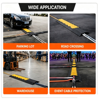 Vente en gros usine : Rabattable de vitesse 4 canaux pour événements extérieurs, avec protection de câbles en PVC et caoutchouc, contrôle de la vitesse de 1 à 5 mph, installation mobile