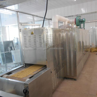 Feuilles chinoises séchoir à micro-ondes continue la déshydratation des herbes séchoir compact pas cher machine à sécher les arachides
