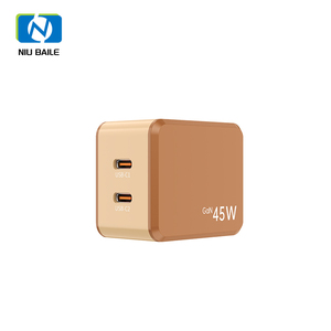 <span class=keywords><strong>Chargeur</strong></span> mural USB Type-C double port 45W GaN avec charge rapide PD 3.0, design pliable, respectueux de l'environnement et protection ignifuge - Product Image 4