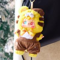 Pendentif en peluche authentique Samuel Coffee Shop, boîte mystère, jouet tendance, accessoires de sac, cadeau pour femme