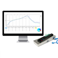 Registrador de Temperatura Industrial Toprie de 6/10/12 Canales, Registrador USB de Temperatura Ultra Alta para Hornos de Túnel