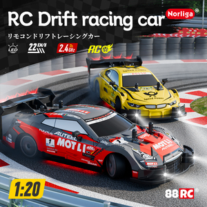 DWI DOWELLIN 1:20 Ferngesteuertes Drift-Auto 2,4GHz, 4WD, 25km/h, Einstellbare Geschwindigkeit Hochgeschwindigkeitsauto mit LED-Lichtern für Kinder - Product Image 2