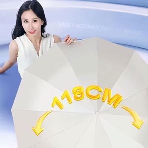 Custom Logo 12K Auto Open Double Bones <b>Umbrella</b> Design for Business & Rain Protection - Product Image 5