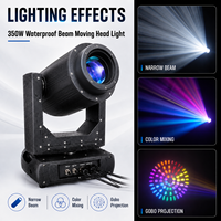 Luz Móvil para Exteriores Resistente al Agua de 350W 17R 440W 20R con Gobo, Prisma y DMX512 540 °   Pan 270 °   Plataforma Inclinable para Espectáculos Acuáticos