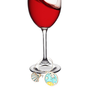 Cartoon Wine Glass Rings 20-40Pcs Round Design For Party Birthday Decorations - Product Image 5